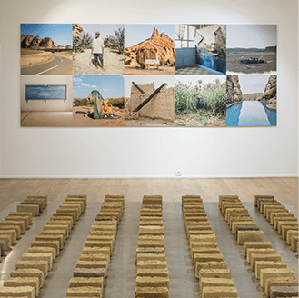inside an exhibition hall 