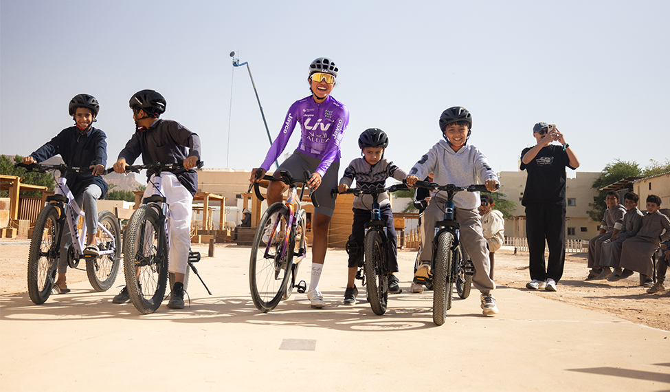 La jeune Moroj Adil est un espoir du cyclisme féminin en Arabie Saoudite