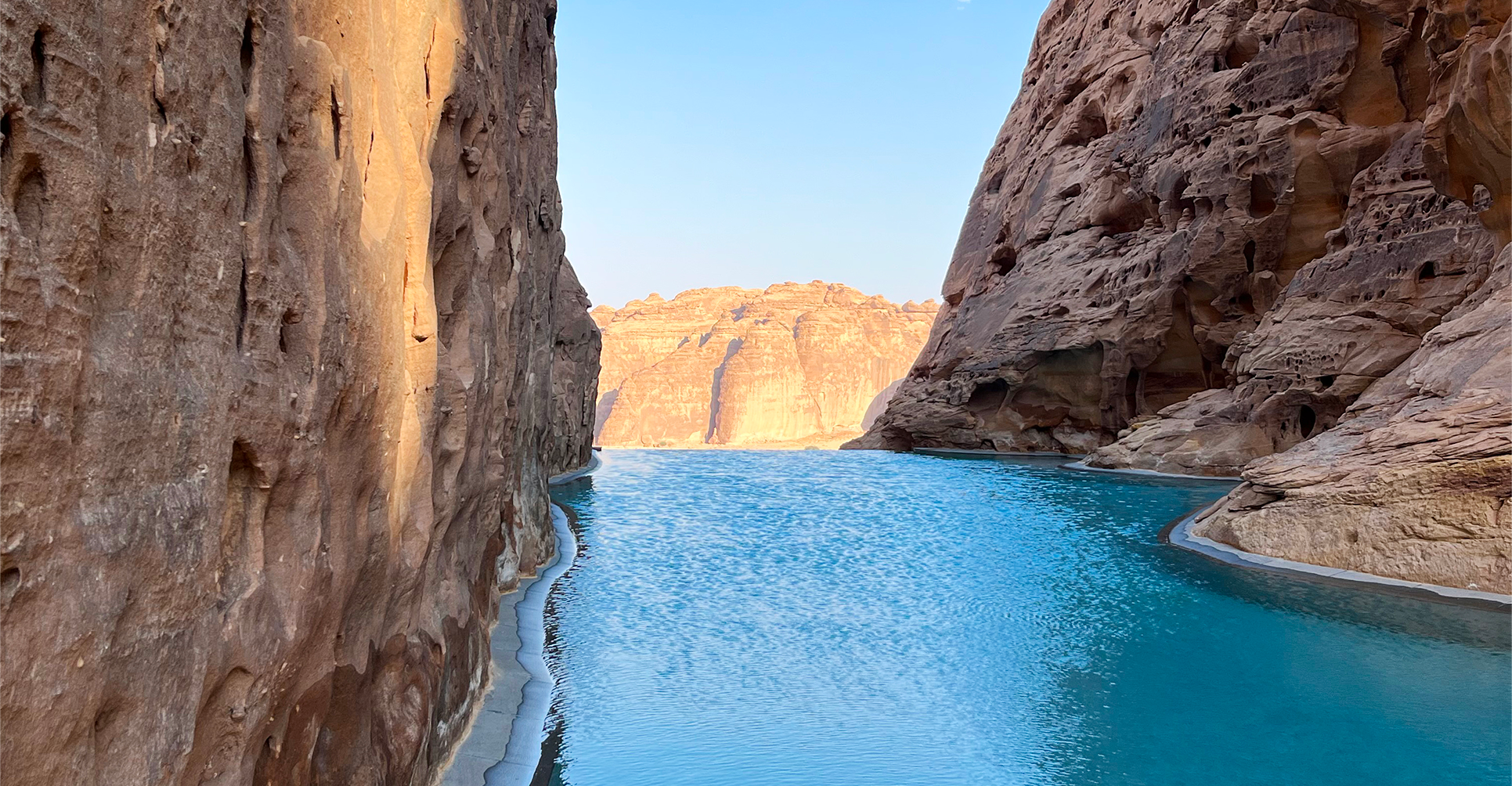 vue de la piscine naturelle